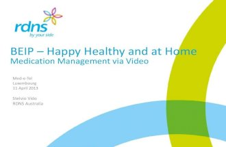 Broadband Enabled Innovation Program - Happy, Healthy and at Home