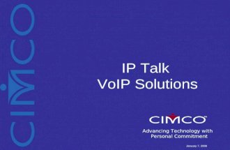 CIMCO IP Talk Hosted Phone Service