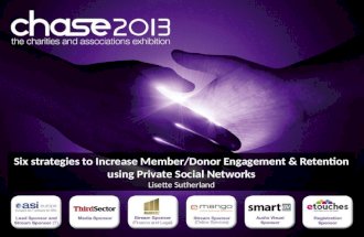 Six Strategies to Increase Member/Donor Engagement & Retention using Private Social Networks