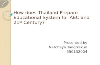Thai  education system for 21 century & aec new