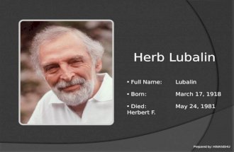 Herb Lubalin - The American Graphic Designer