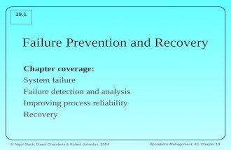 7 Failure Prevention and Recovery