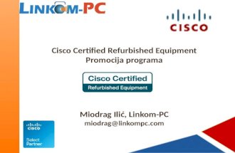Cisco Certified Refurbished Equipment in Serbia - Cisco sertifikovana refabrikovana oprema