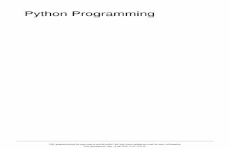Python Programming - Wikibooks