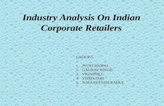 Retail industry analysis