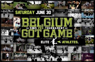 Belgium Got Game 5on5 Basketball Tournament 2012