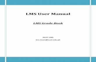 Lms gradebook manual