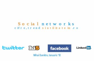 Social Networking: Facebook, Hi5, Twitter & Linkedin in Romania