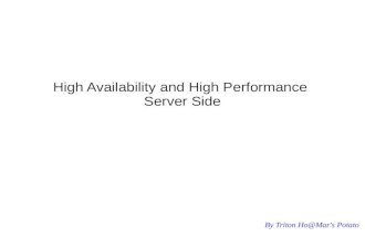 High Availability and High Performance Server Side