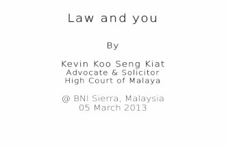 Law and You