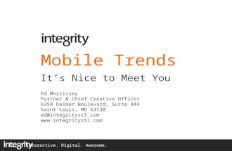 Integrity Mobile Trends 2012