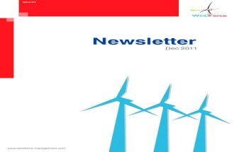 Wind Force Newsletter   Dec, Edition, 2011