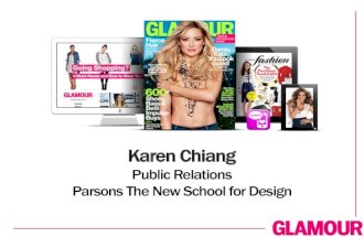 Glamour Anatomy of Magazine Project