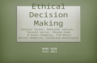 Role presentation ethical decision making-final