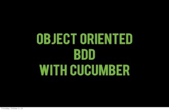 Object-Oriented BDD w/ Cucumber by Matt van Horn