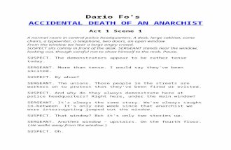 Dario Fo - An Accidental Death of an Anarchist