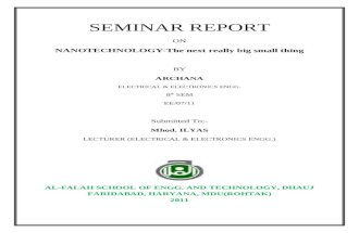 8th Sem Seminar Report