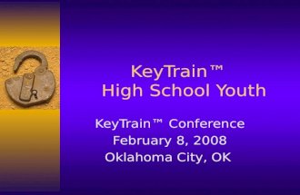 KeyTrain Presentation, February 7th And 8th