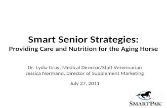 Smart Senior Strategies Webinar by SmartPak Equine