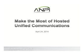 Make the Most of Hosted Unified Communications