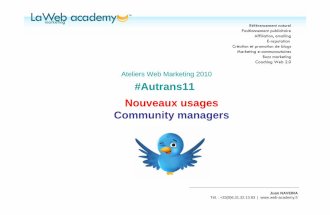 Web academy - Ateliers #Autrans11