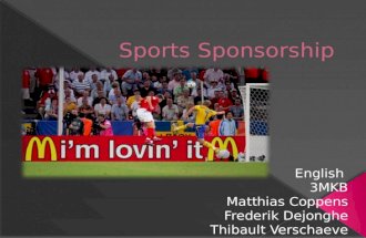 Sports sponsorship 3MKB