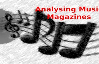 Analysing music magazines