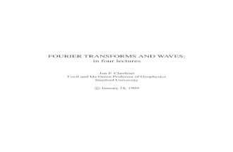 Claerbout - Fourier Transforms and Waves