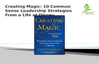 Creating Magic - A Summary