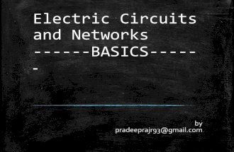 Electric circuits and networks Basics