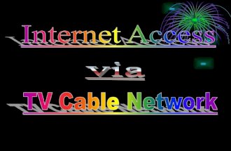 Internet Access Via Cable Network