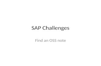 SAP OSS note search