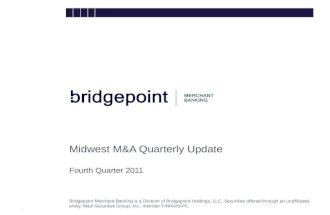Bridgepoint Midwest M&A Quarterly Update Q4-11