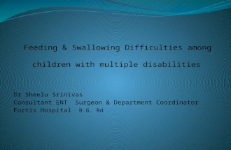 Feeding & swallowing difficulties among children with multiple disabilities doc