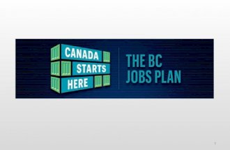 "JOBS STRATEGY" with MLA Pat Bell