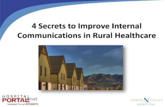4 Secrets to Improve Internal Communications in Rural Healthcare