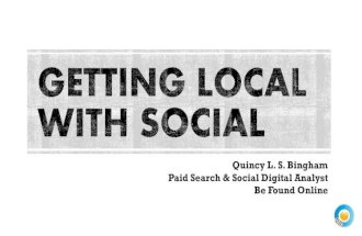 Social Advertising for the Local Business