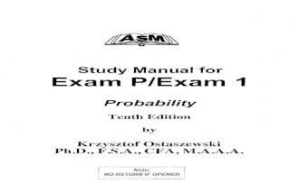 ASM P Exam Manual
