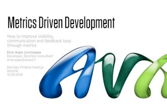 Metrics driven development   10.09.2014
