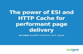 The power of ESI and HTTP Cache for performant page delivery