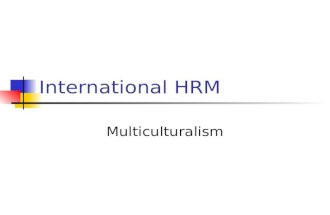 Ch2 Multiculturalism IHRM