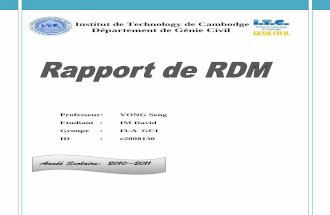Rapport Rdm