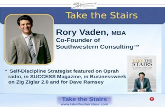 Rory Vaden's Take the Stairs Full Keynote
