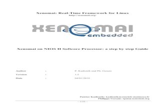 Xenomai on NIOS II Softcore Processor Guide-V1.2