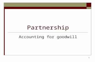 Partnership GOODWILL