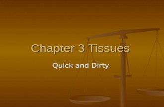 Chapter 3 tissues intro