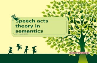 speech act theory in semantics