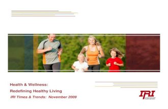 Health And Wellness trends 2009