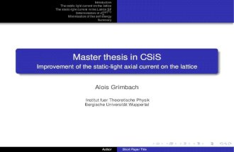 CSIS thesis  Alois Grimbach