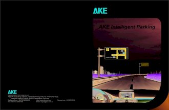 Intelligent parking guidance system parking solution parking managment from guangdong ake technology
